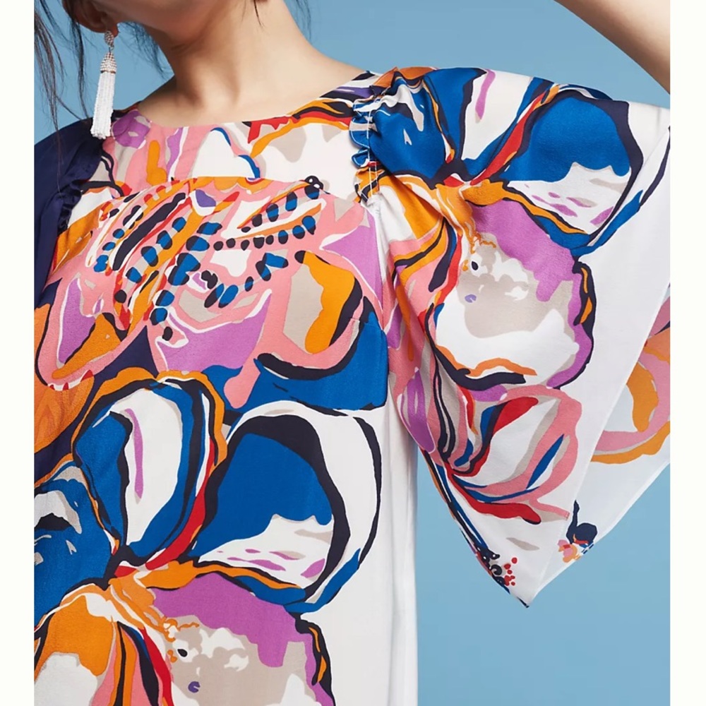 Anthropologie Maeve - Vero Silk Dress - Size M